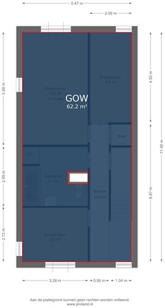 Floorplan - Van Speijkstraat 113, 2041 KM Zandvoort